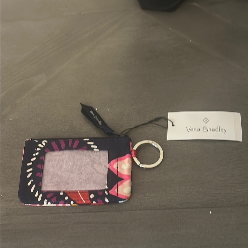 Vera Bradley Multicolor Floral Keyring Pouch